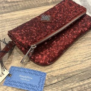 Simply Vera- Vera Wang- Sequin Wristlet- NWT